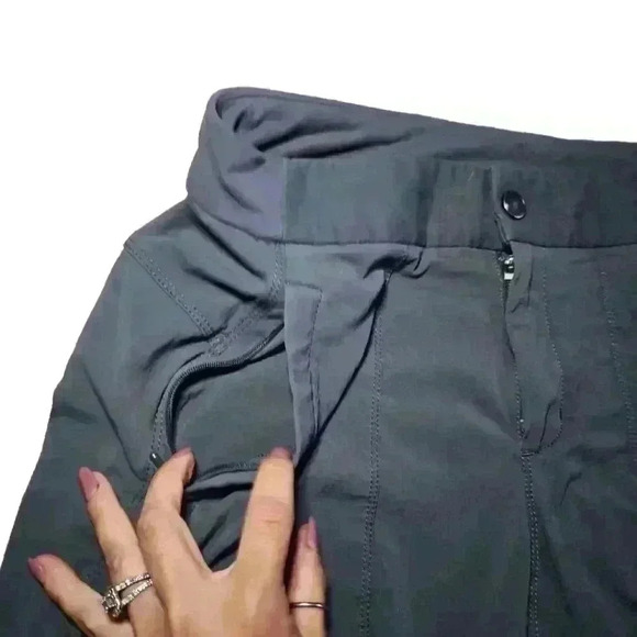 Athleta Womens Gray Trekkie Cropped Pant 6 - Picture 7 of 14